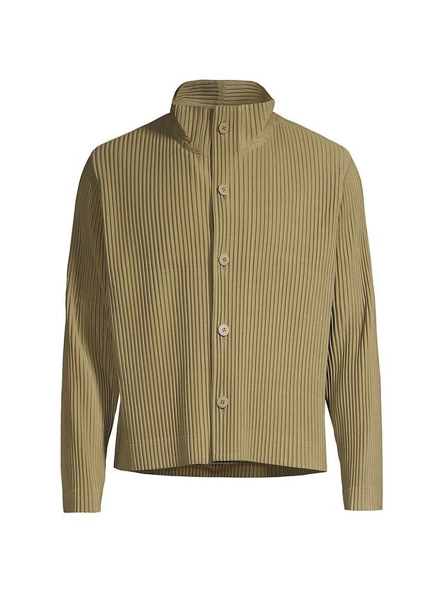 Pleated Knit Jacket Product Image