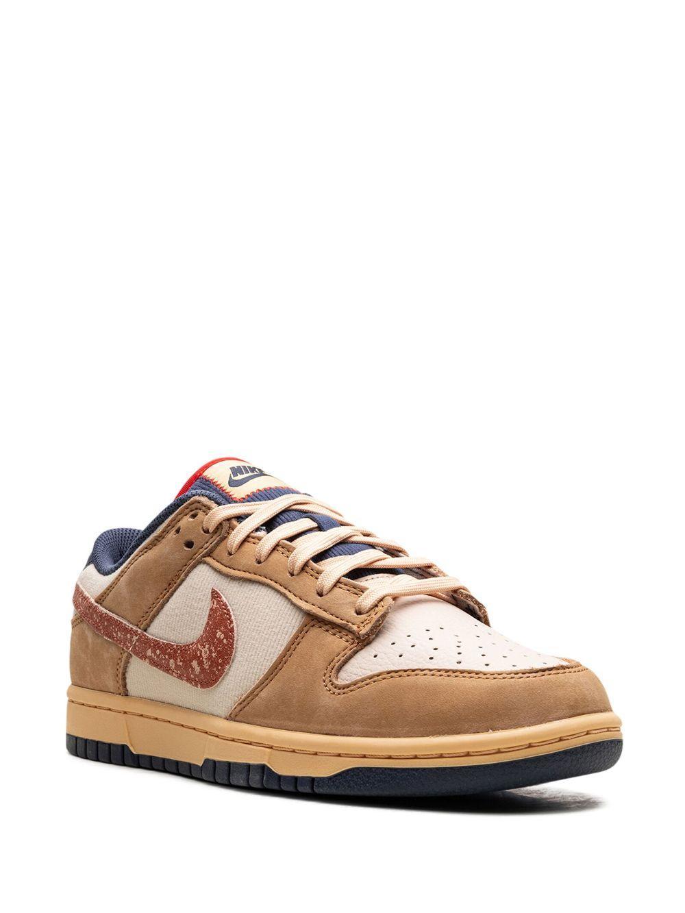 NIKE Dunk Low "wheat/sanddrift" Sneakers In Brown Product Image