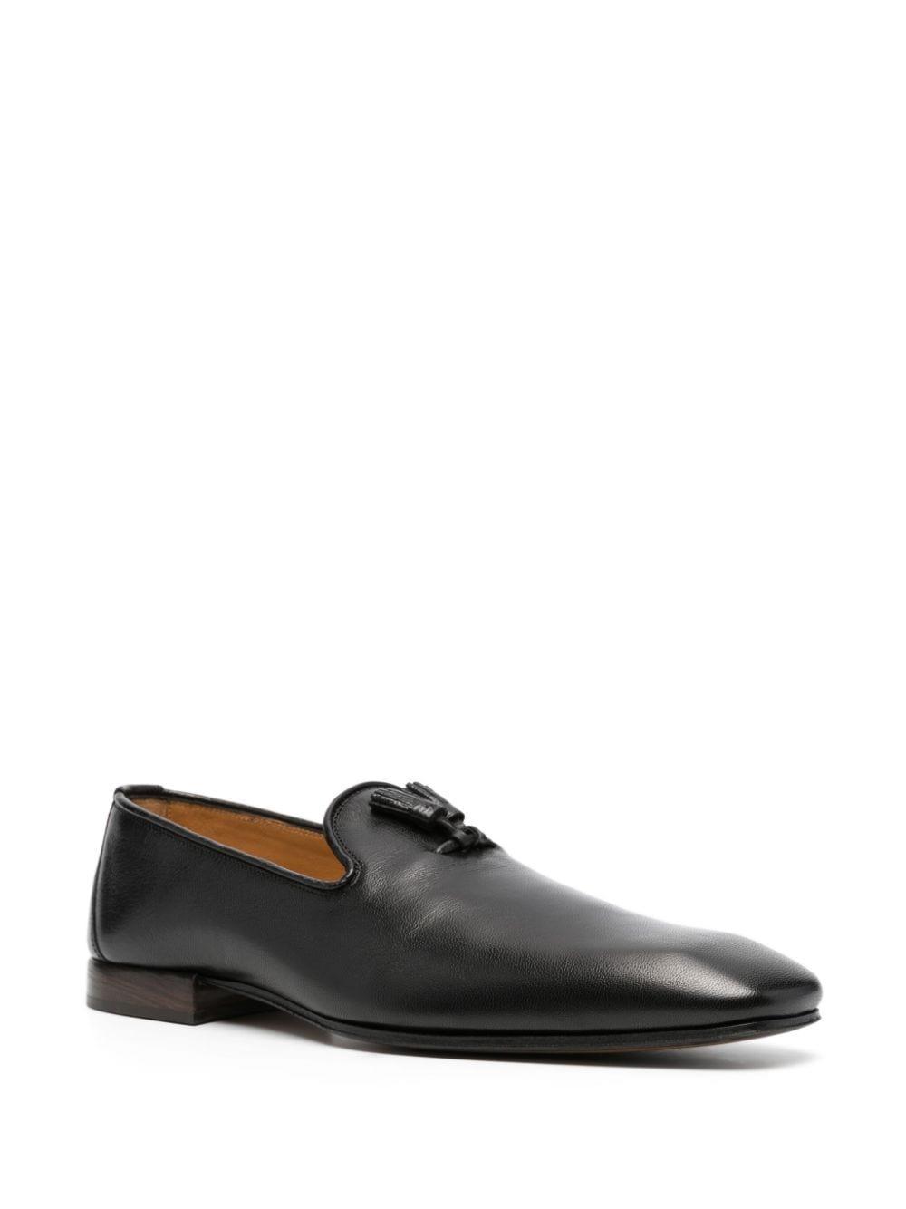 TOM FORD Tassel-detail Leather Loafers In Black Product Image