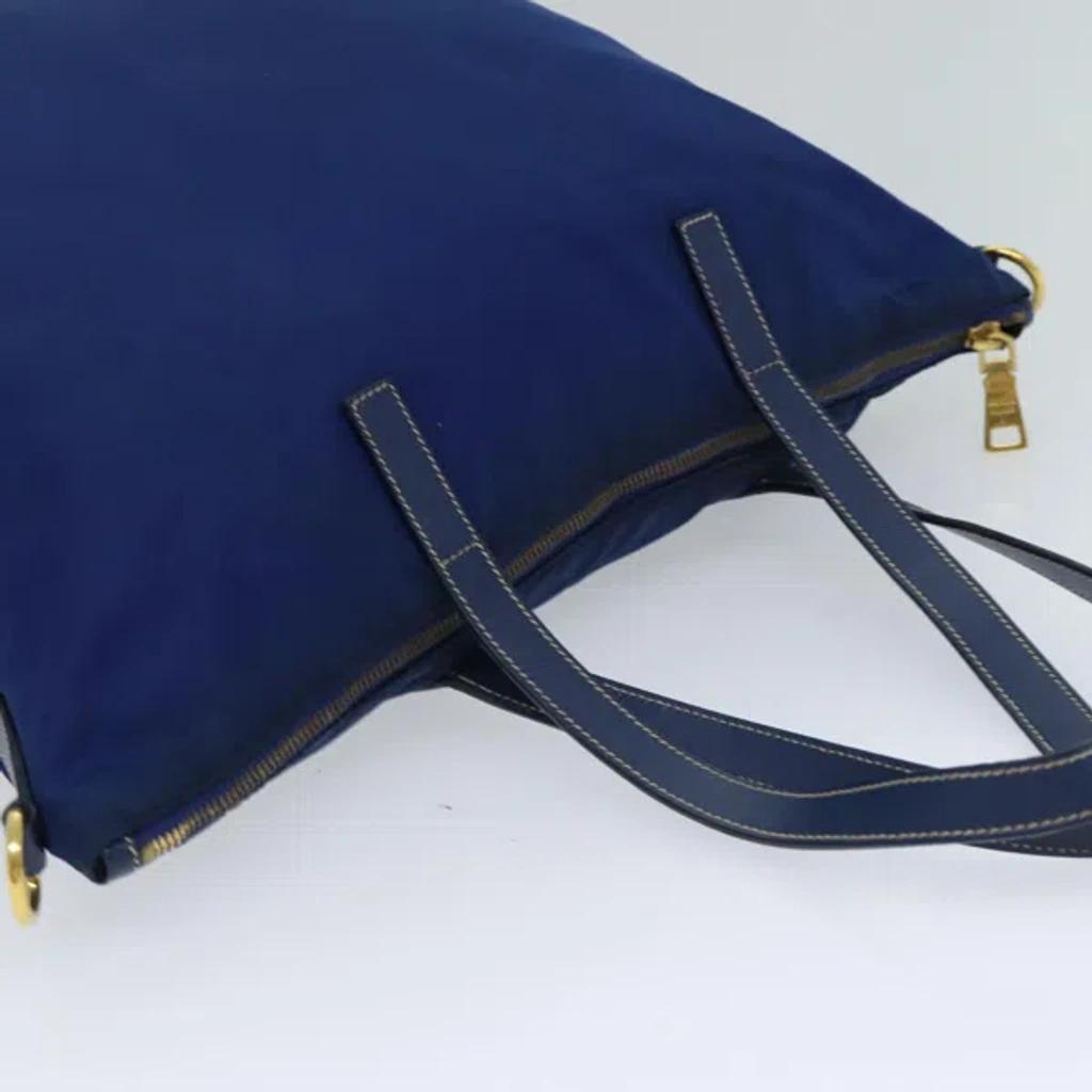 Tessuto Synthetic Tote Bag () In Blue Product Image