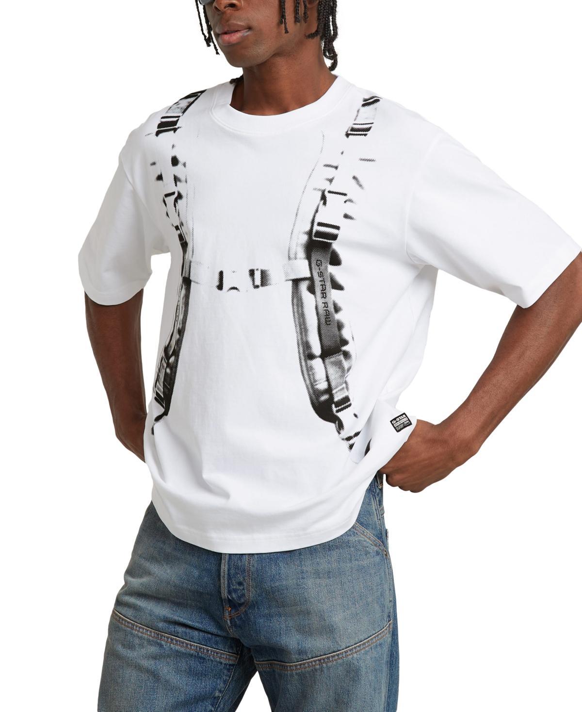 Mens Boxy Backpack Graphic T-Shirt Product Image