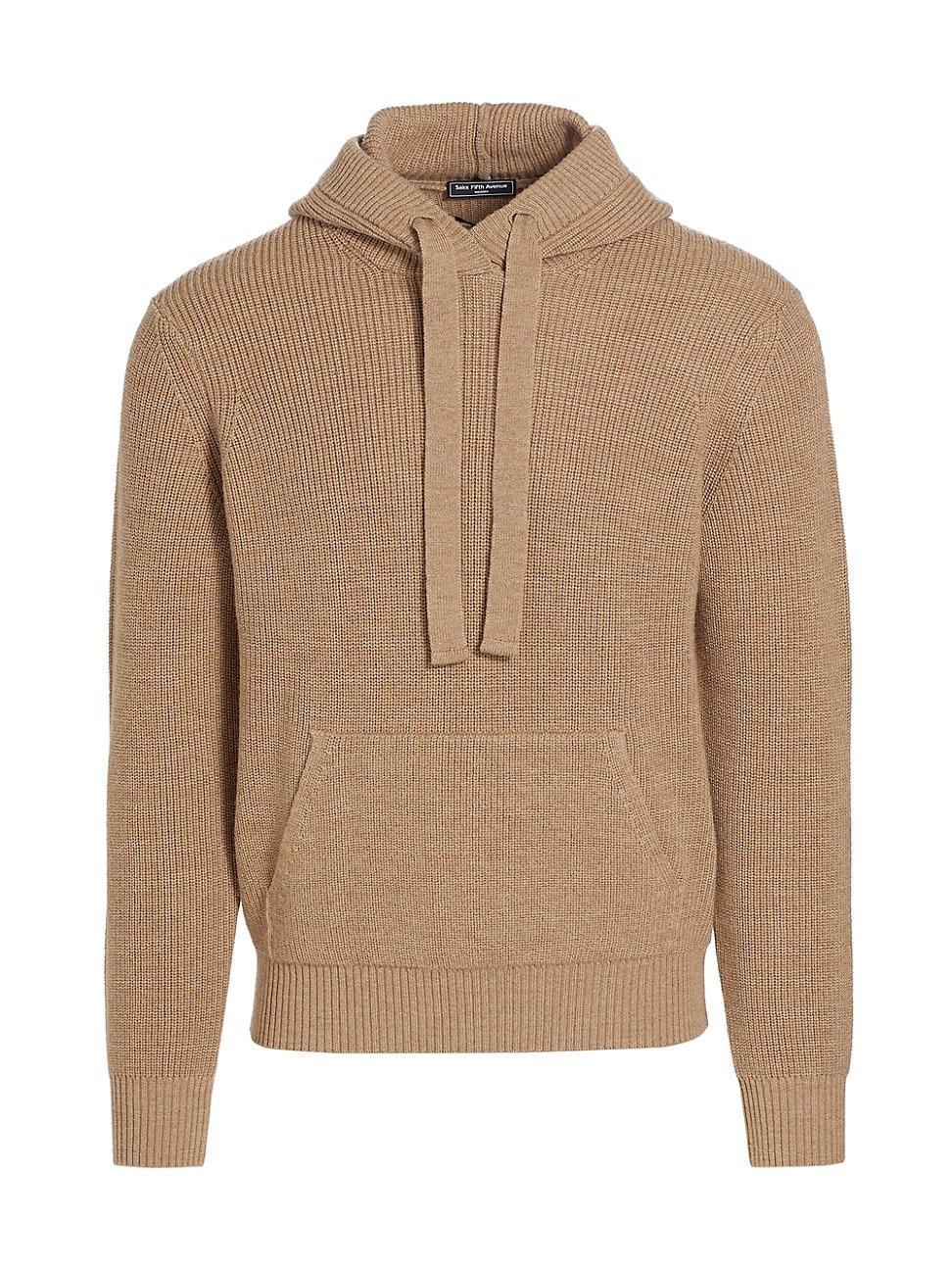 Mens Slim-Fit Wool Hoodie product image