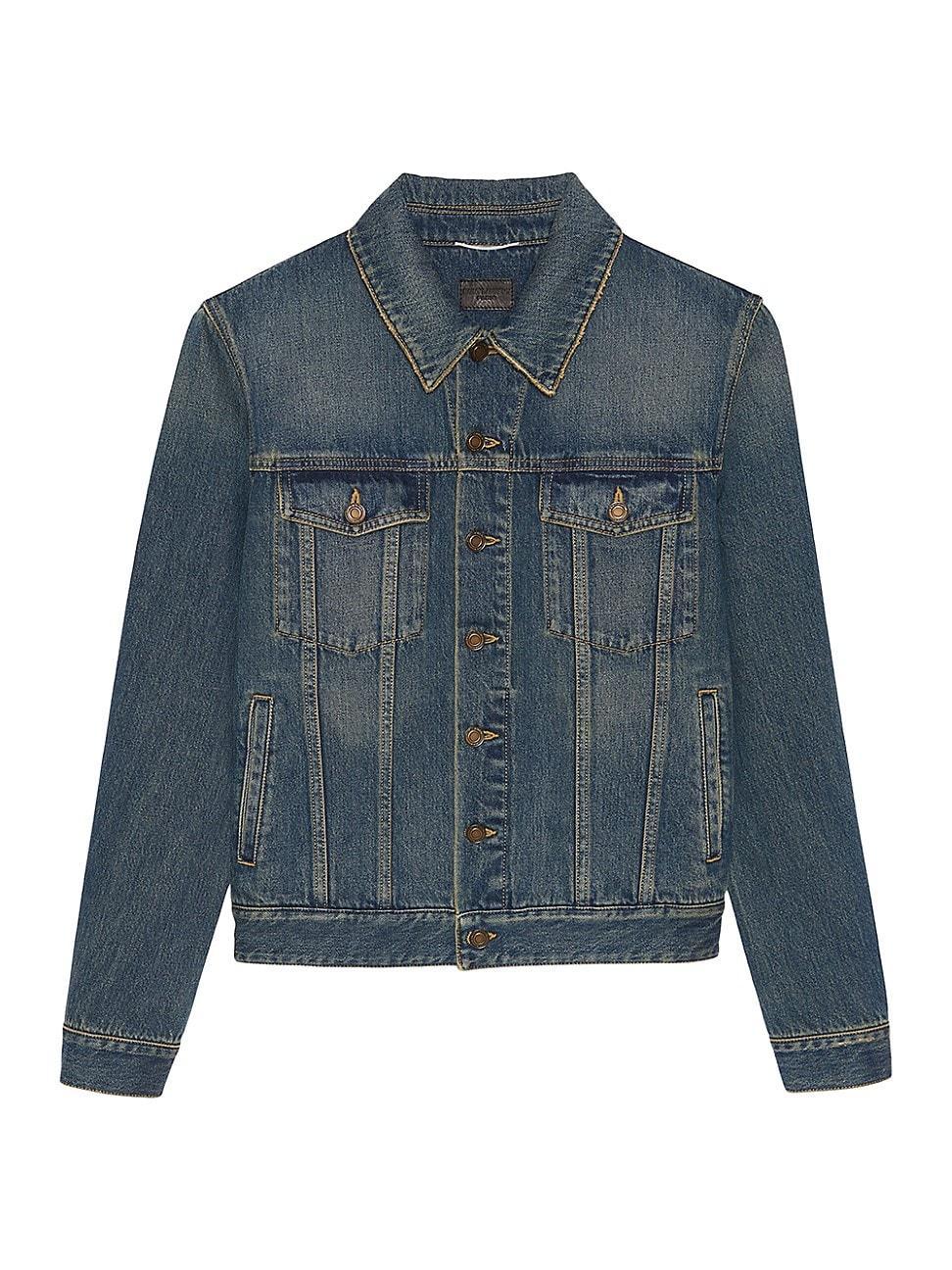 Mens Classic Denim Jacket Product Image