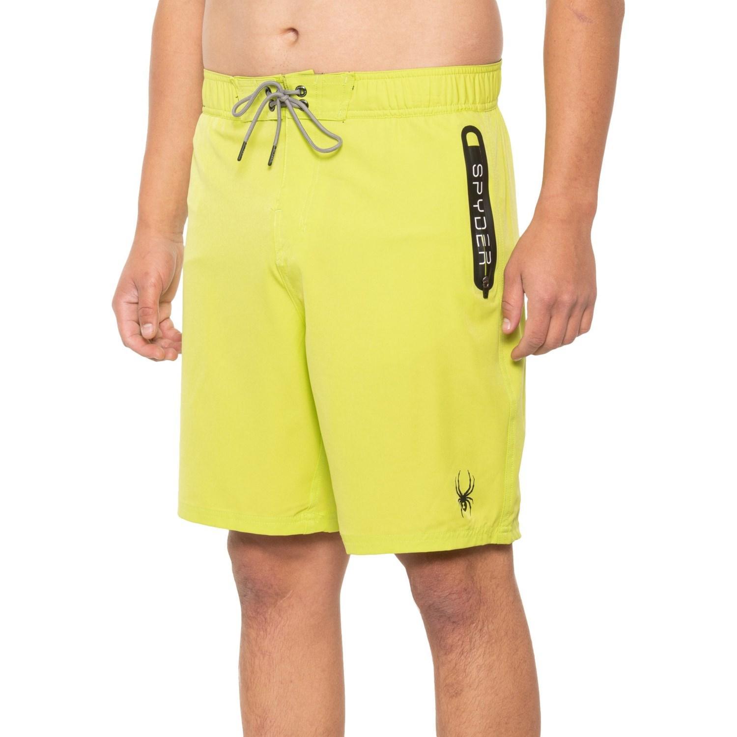 Spyder Laser-Cut Zip Logo Swim Shorts - 9” Product Image