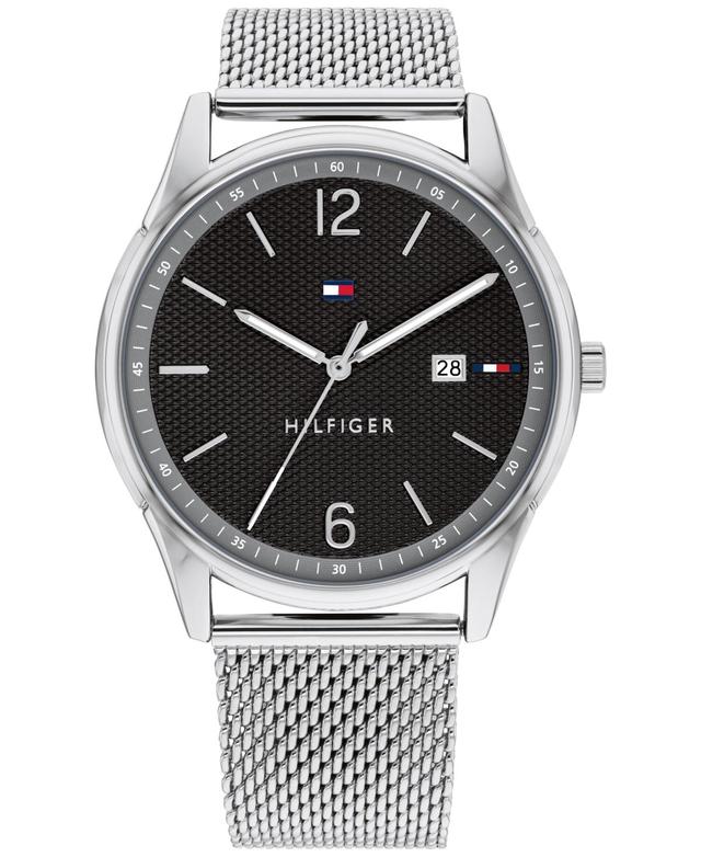 Tommy Hilfiger Mens Stainless Steel Mesh Bracelet Watch 42mm Product Image