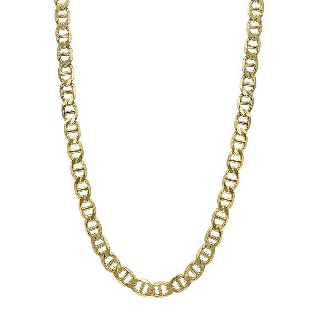 Adornia 14k Gold Plated Mariner Chain Necklace, Mens Yellow Product Image