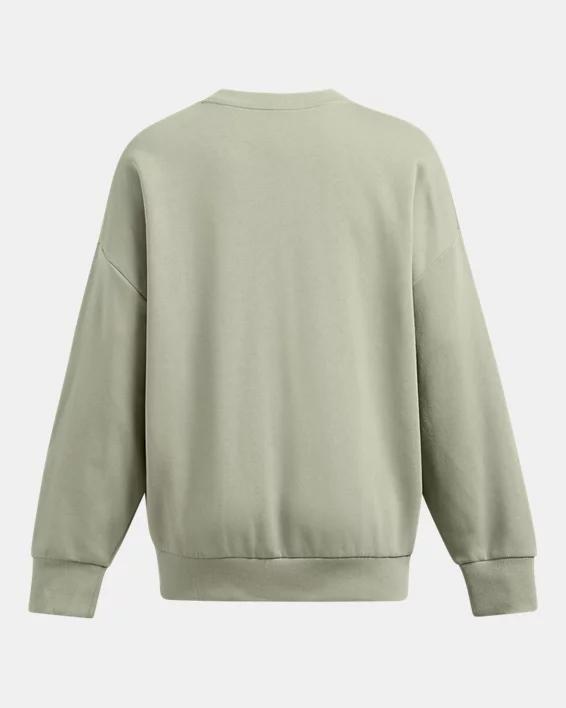 Women's UA Rival Fleece Oversized Crew Product Image