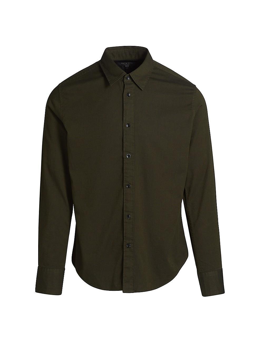 Mens Tomlin Cotton Button-Front Shirt Product Image