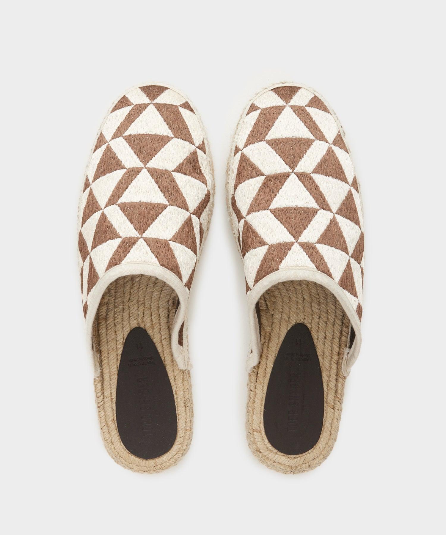 Patterned Espadrille Mule Product Image