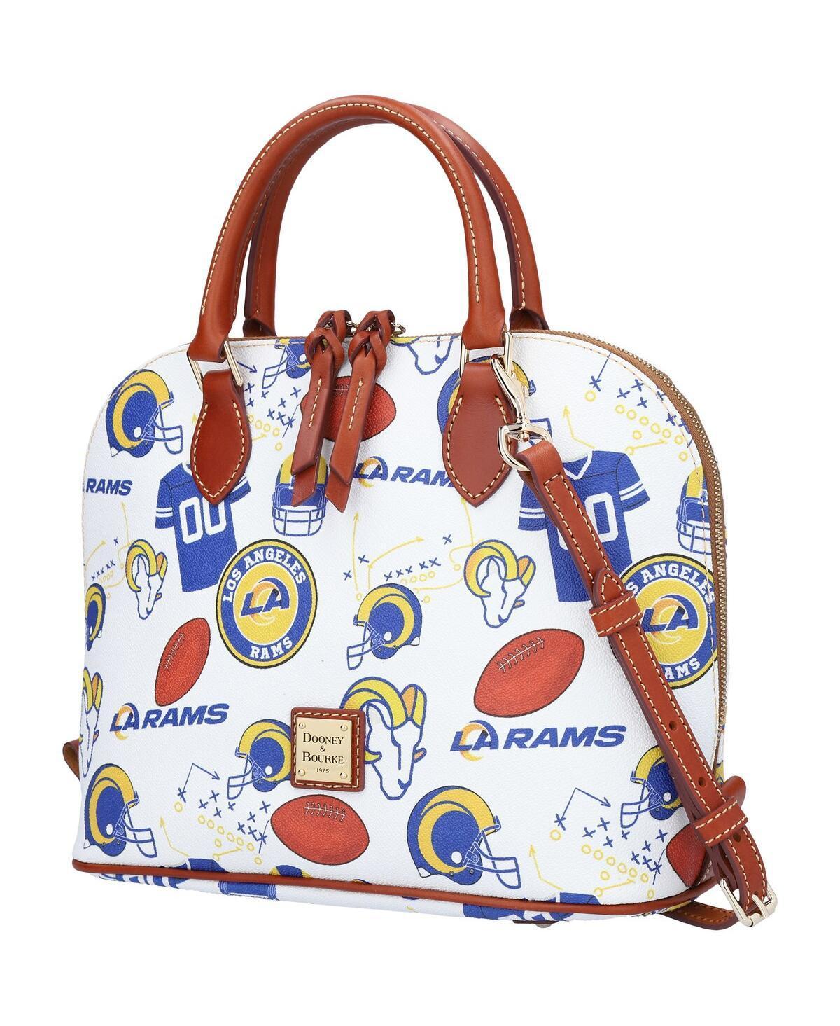 Womens Dooney & Bourke Los Angeles Rams Gameday Zip Zip Satchel Product Image