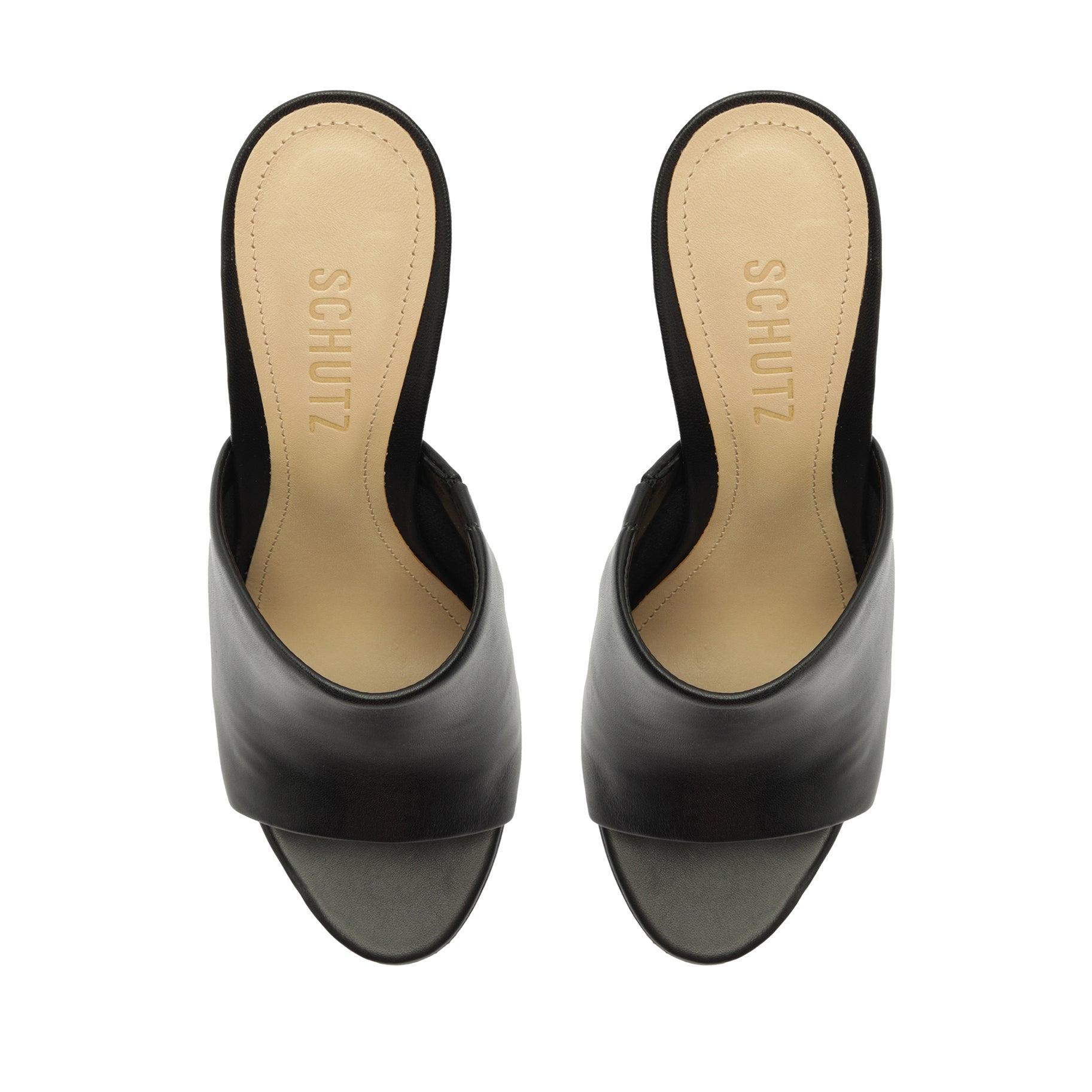 Lucy Casual Nappa Leather Sandal - 5.5 Black Nappa Leather Product Image