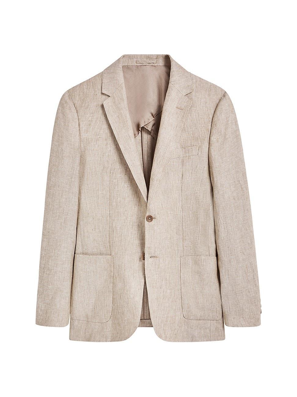 Mens 2-Button Linen Blazer Product Image