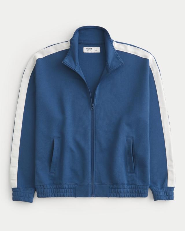 Boxy Fleece Track Jacket Product Image