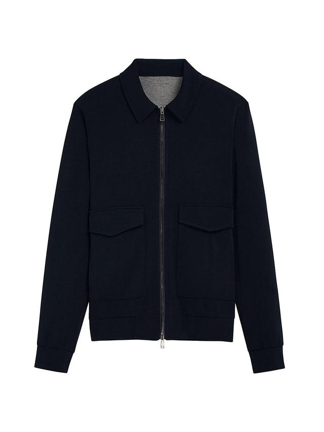 Mens Double-Knit Bomber Jacket Product Image