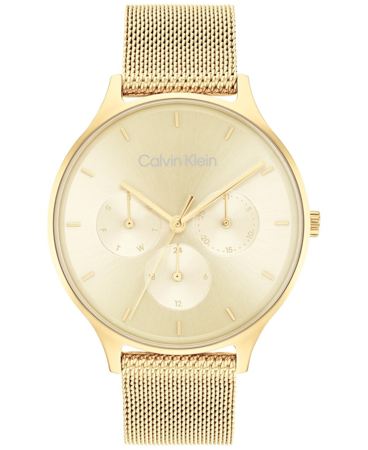 Calvin Klein Gold-Tone Mesh Bracelet Watch 38mm Product Image