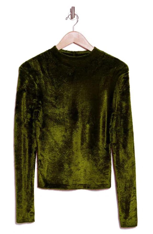 Panne Crewneck Sweater In Vine Product Image