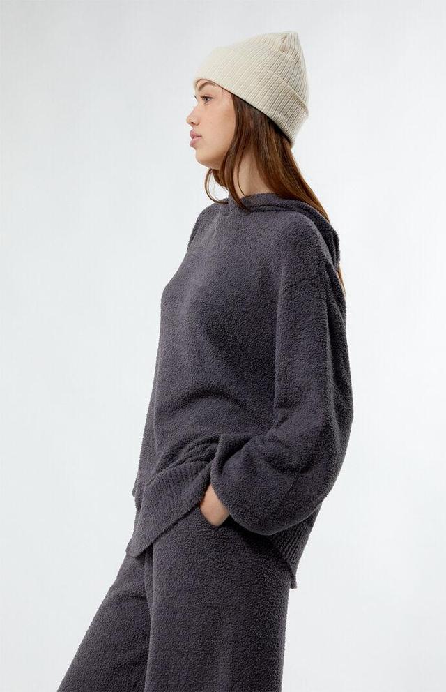 WEWOREWHAT Women's Knit Oversized Hoodie Product Image