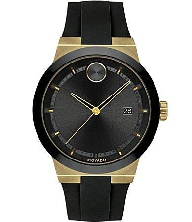 Movado Bold Mens Black Swiss Quartz Fusion Watch Product Image