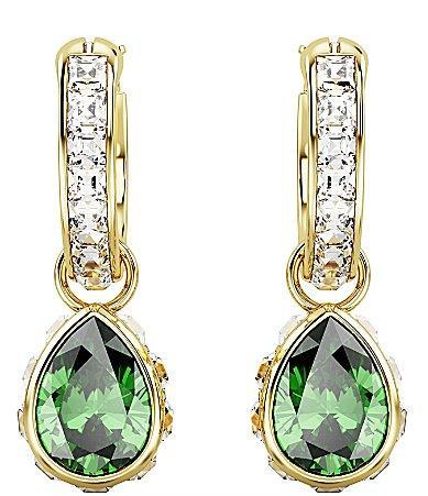 Womens Stilla Goldtone & Crystal Pear-Cut Drop Earrings Product Image