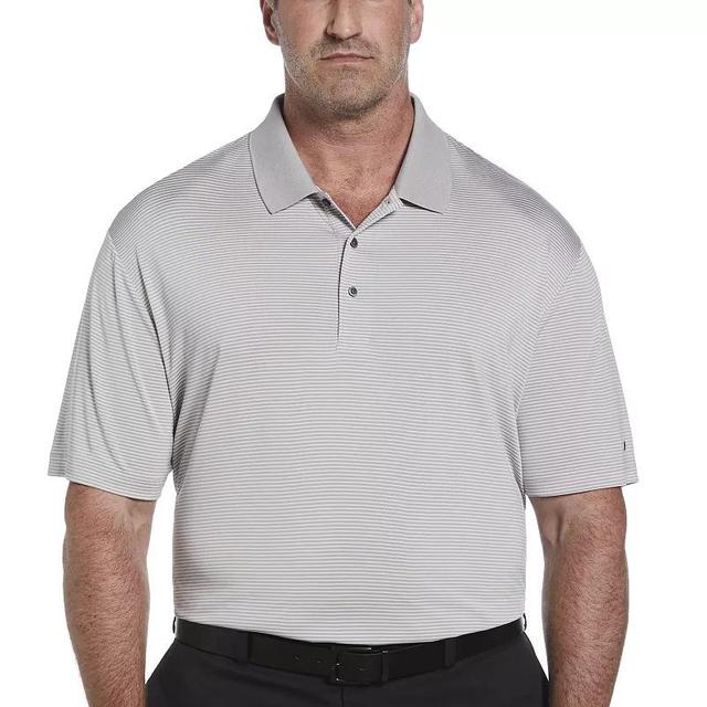 Big & Tall Grand Slam Off Course Regular-Fit Striped Performance Golf Polo, Mens Product Image