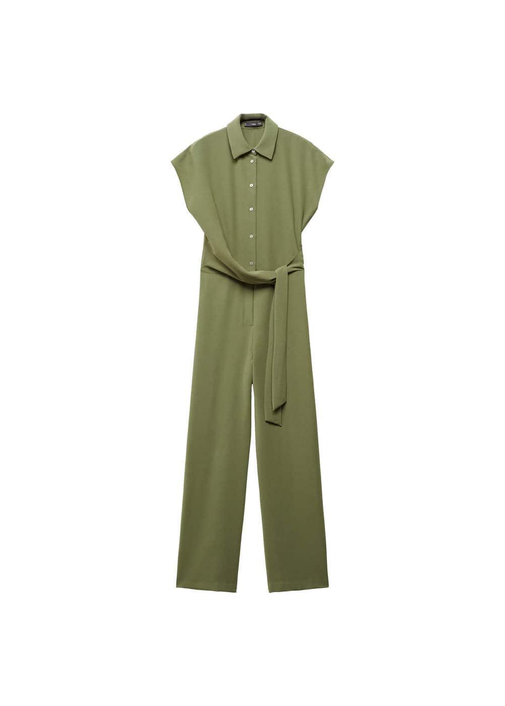 MANGO - Bow long jumpsuit greenWomen Product Image