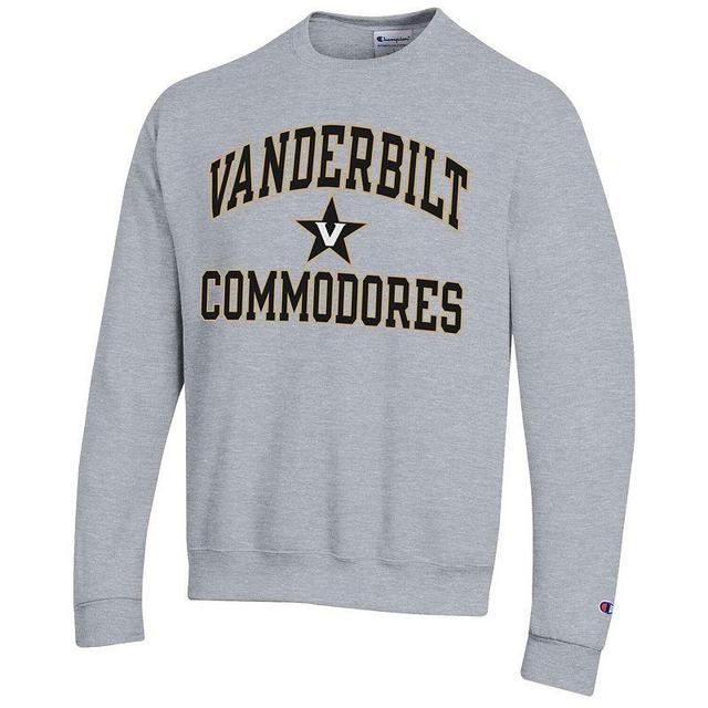 Mens Champion Heather Gray Vanderbilt Commodores High Motor Pullover Sweatshirt Product Image