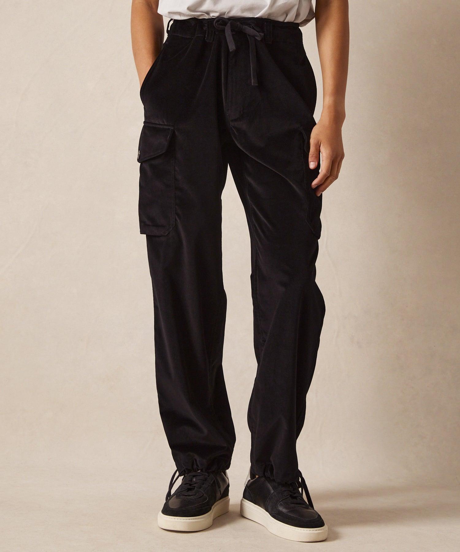 Italian Velvet Relaxed Cargo Pant Product Image