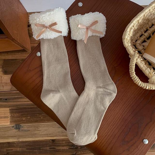 Ribbon Accent Crew Socks / Set Product Image