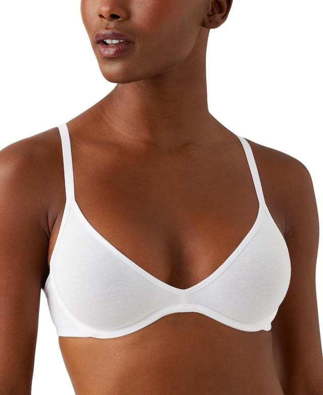 b.temptd by Wacoal Womens Cotton To A Tee Scoop Underwire Bra 951272 Product Image