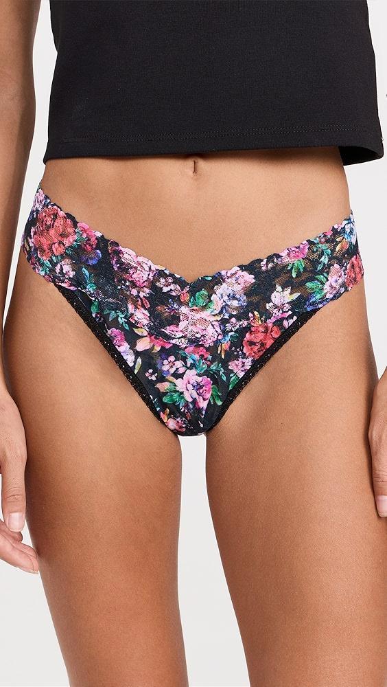 Hanky Panky Printed Signature Lace Original Rise Thong | Shopbop Product Image