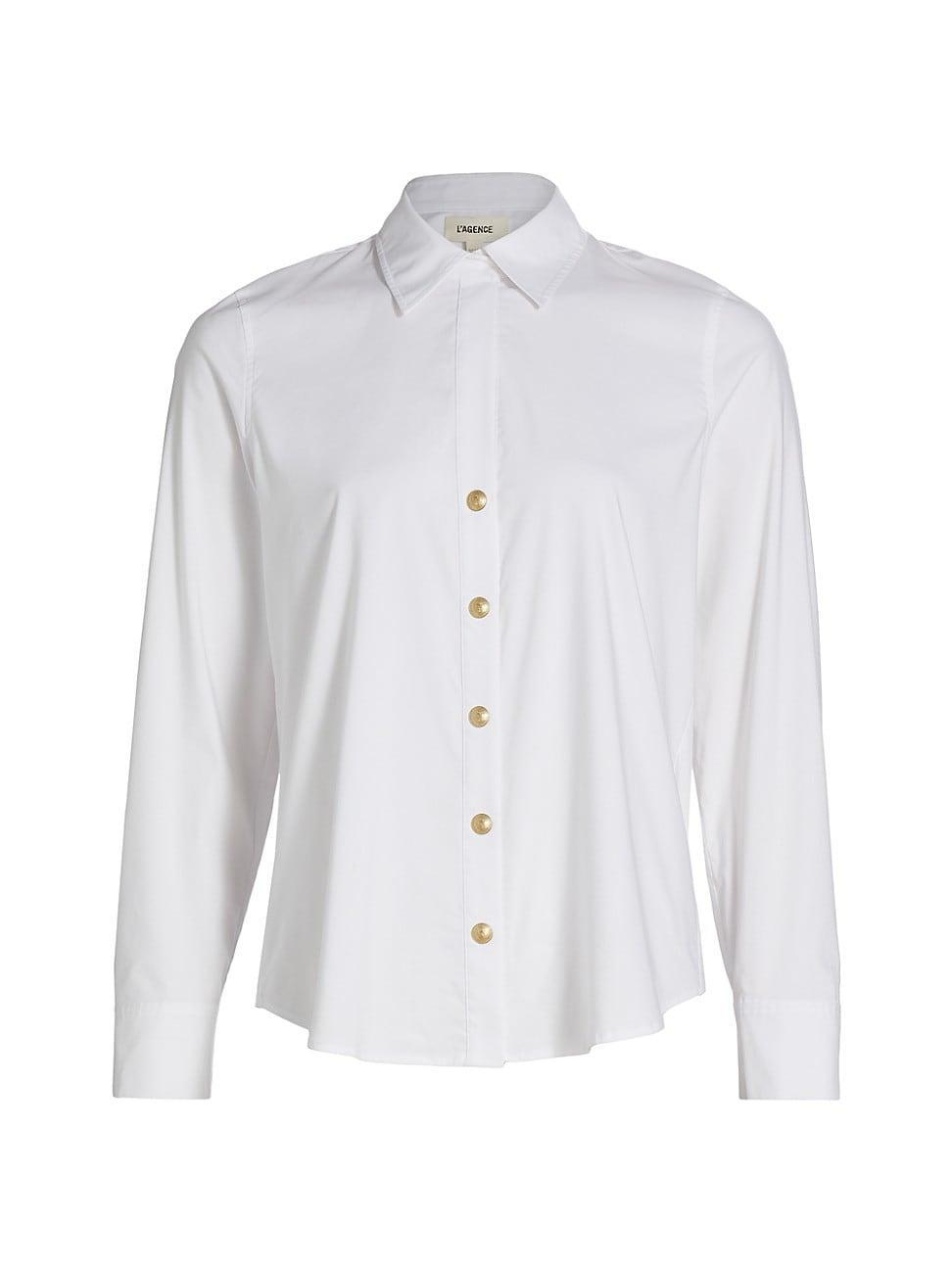 Womens Ellery Button-Front Blouse Product Image