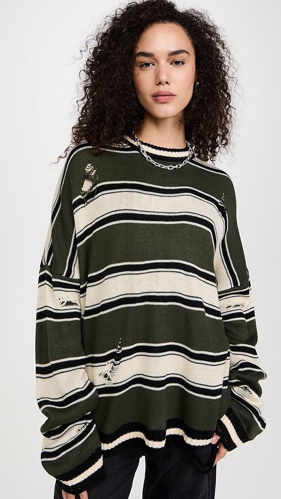 Ragged Priest In Line Knit Sweater | Shopbop Product Image