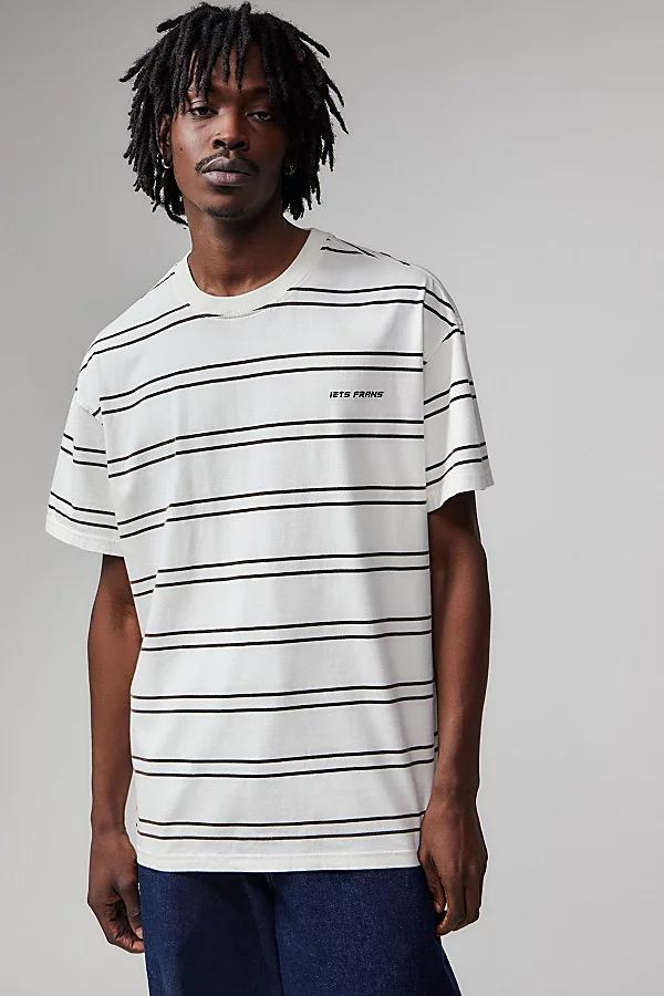 iets frans. White & Black Stripe Tee Mens at Urban Outfitters Product Image