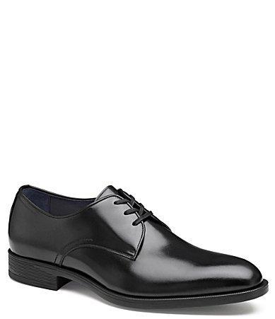 Johnston  Murphy Collection Mens Flynch Plain Toe Calfskin Oxfords Product Image