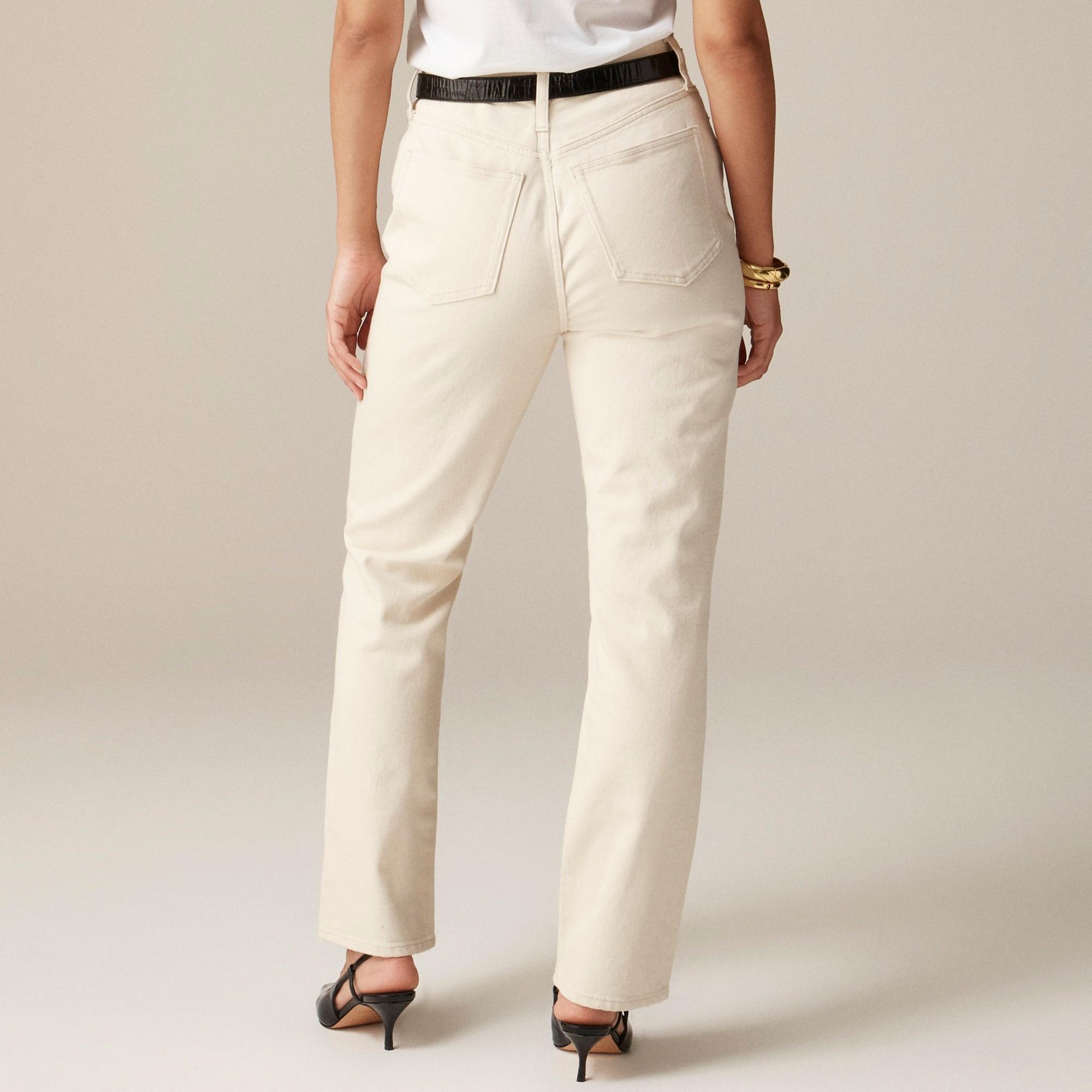 Classic straight jean in ecru Product Image