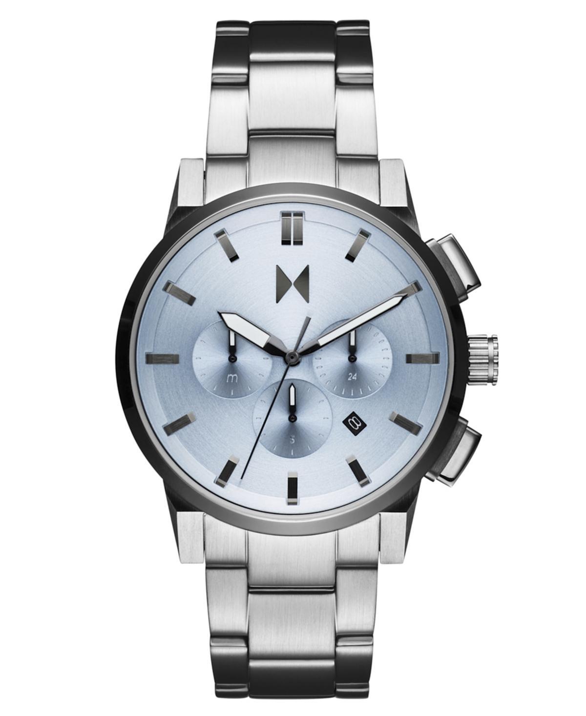 Mvmt Mens Chrono Ii Silver Stainless Steel Watch 44mm - Silver Product Image