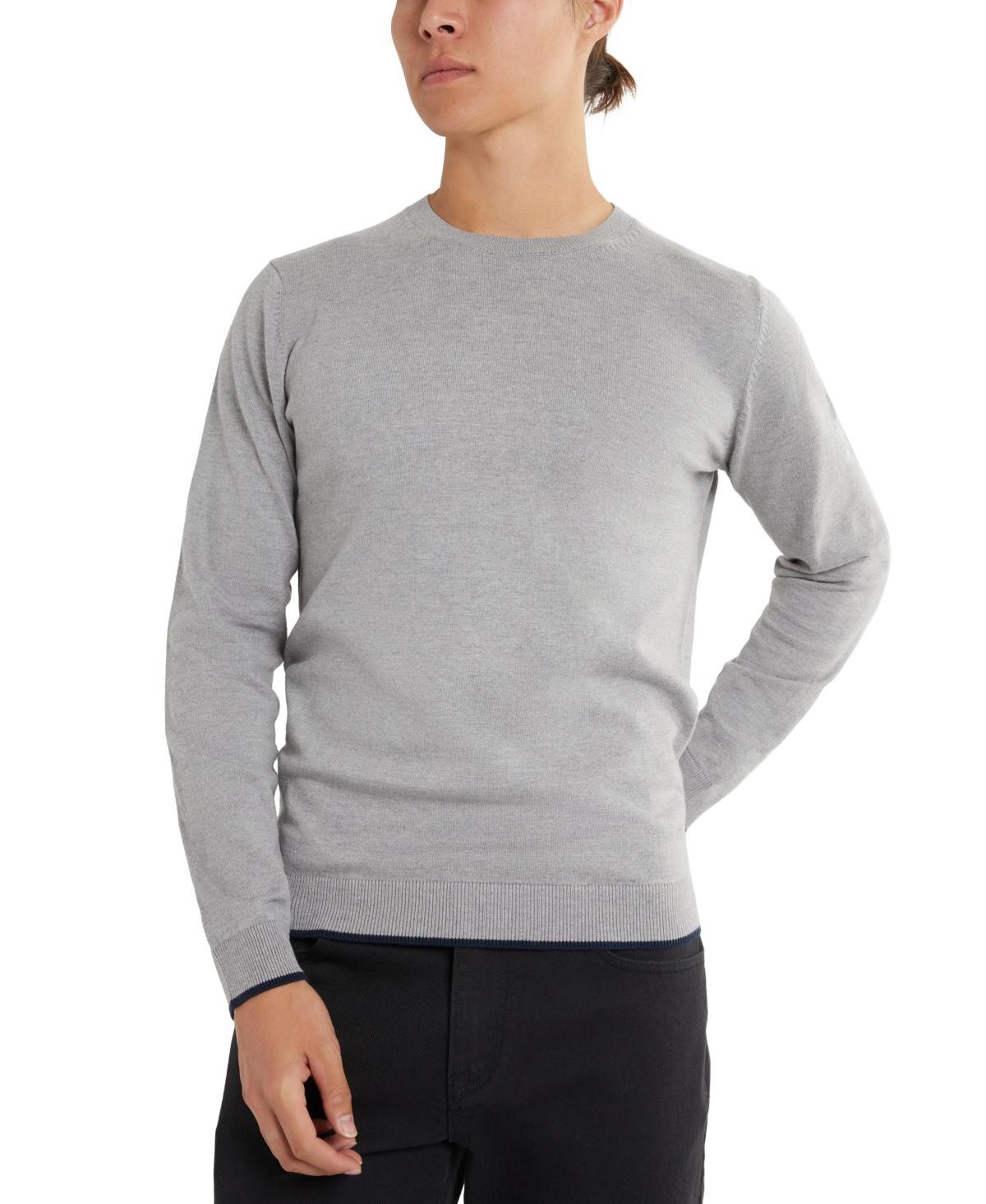 Kenneth Cole Mens Slim Fit Lightweight Crewneck Pullover Sweater - Heather Product Image