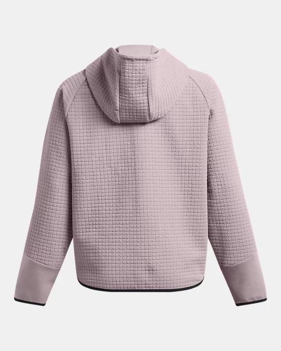 Women's UA Unstoppable Fleece Grid Full Zip Product Image