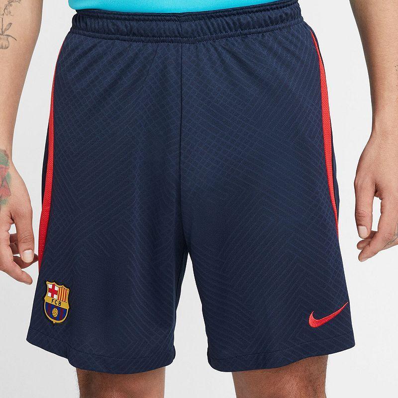 Mens Nike Navy Barcelona Strike Performance Shorts, Mens Bar Blue Product Image