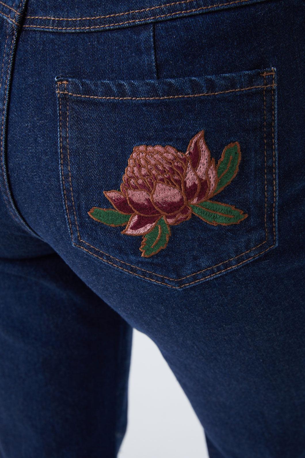 Josie Embroidered Jean Product Image