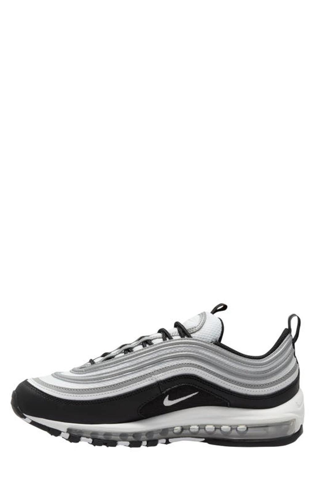 Air Max 97 Sneakers In Black And Metallic Silver Product Image