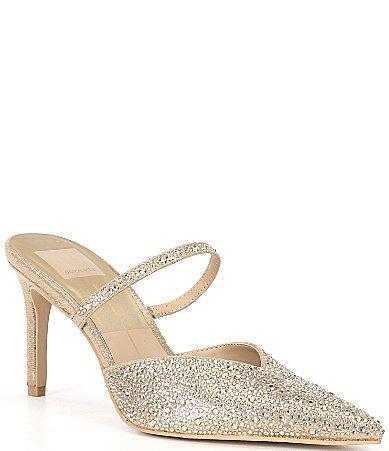 Dolce Vita Kanika Rhinestone Dress Mules Product Image