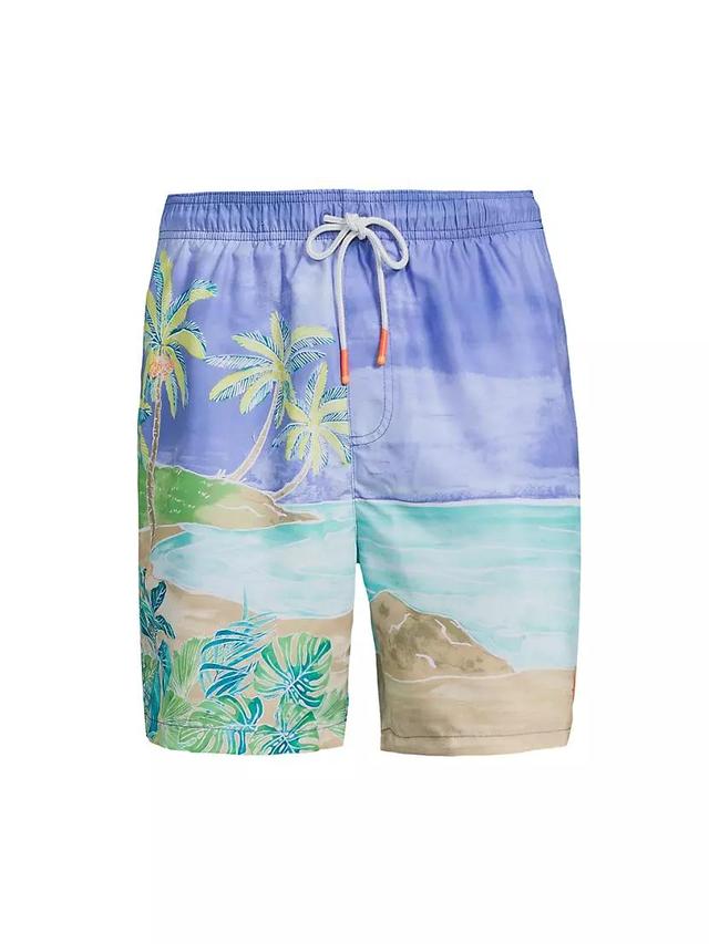 Naples Azul Lagoon Swim Trunks Product Image