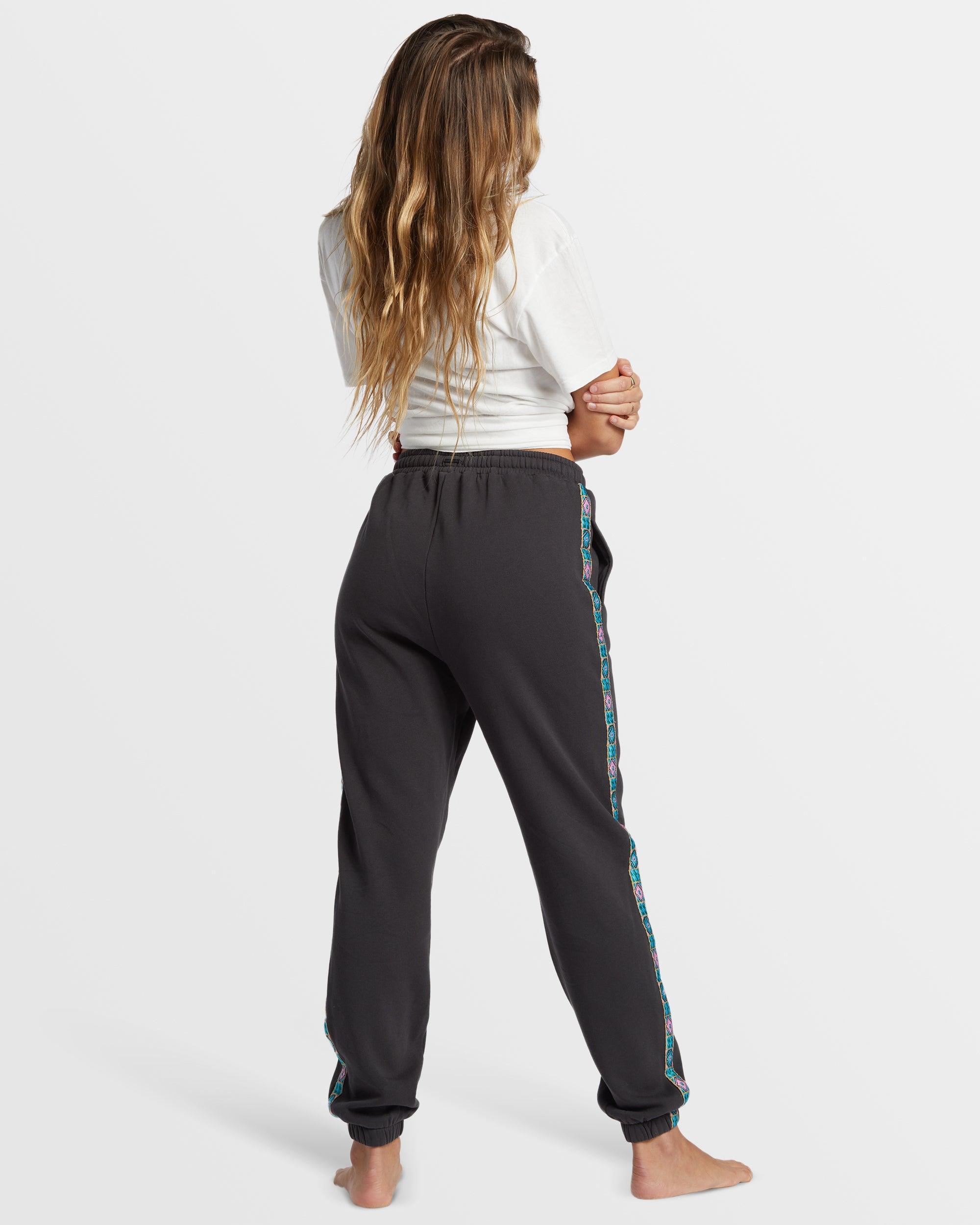 Swipe Right Elastic Waist Joggers - Black Sands Female Product Image