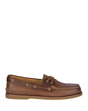 Sperry Mens Gold Authentic Original Orleans Leather Lace Product Image