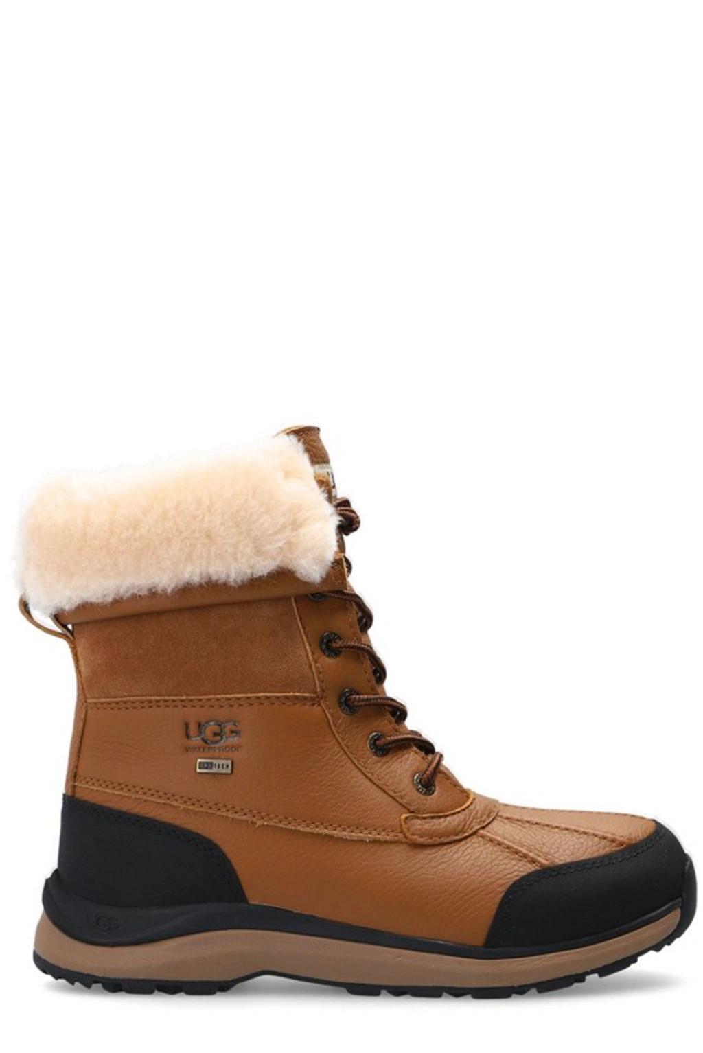 UGG Ashton Addie Round Toe Boots In Brown Product Image