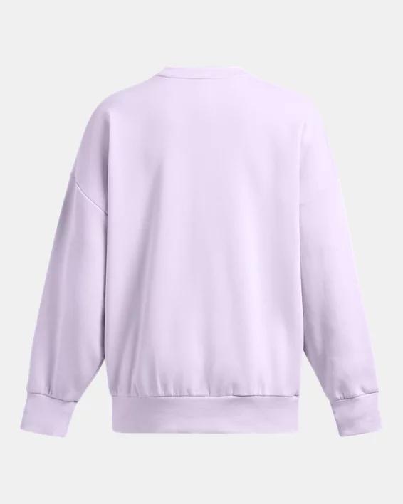 Women's UA Rival Fleece Wordmark Oversized Crew Product Image