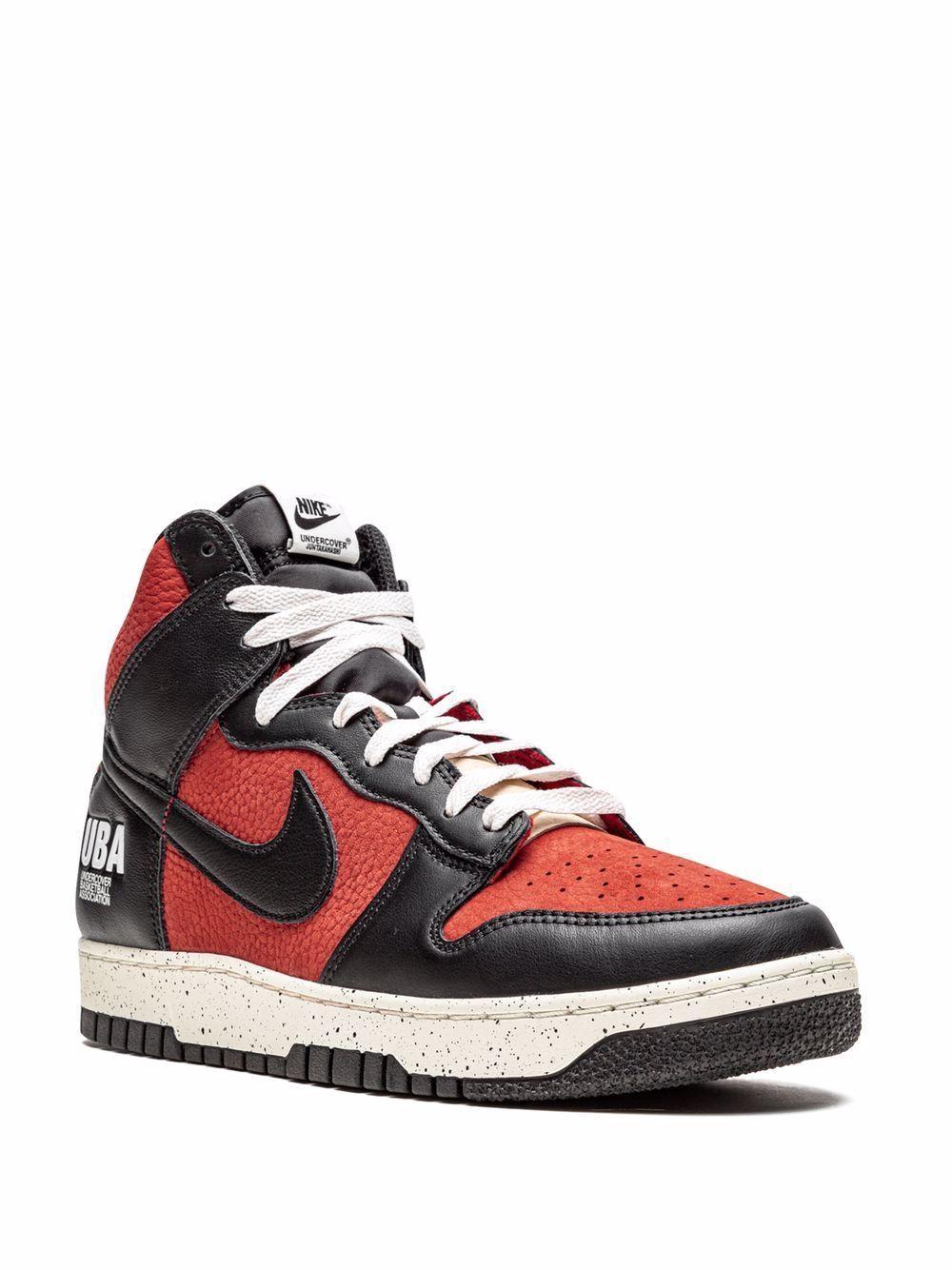 NIKE X Undercover Dunk 1985 Uba High-top Sneakers In Red Product Image