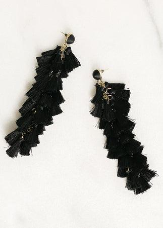 Barcelona Earrings in Black Product Image