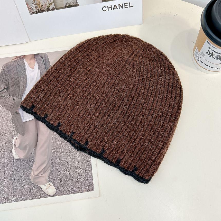 Contrast-Trim Beanie product image